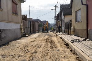 Mediaș: Strada Traian intră în ultima etapă de modernizare