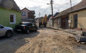 Mediaș: Strada Traian intră în ultima etapă de modernizare