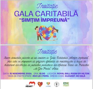 Gală caritabilă pentru dotarea Secției de Psihiatrie Pediatrică a Spitalului Clinic de Psihiatrie "Gheorghe Preda" Sibiu