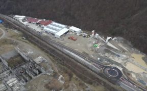 Stadiul lucrărilor la viaductul Boița de pe Autostrada A1 Sibiu - Pitești