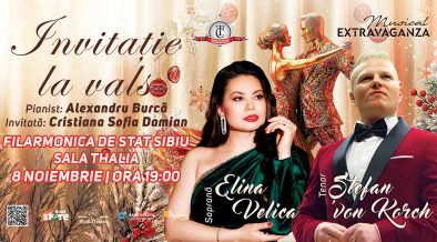 Invitație la vals – seară în paşi de dans, pe 8 noiembrie, la Filarmonica Sibiu