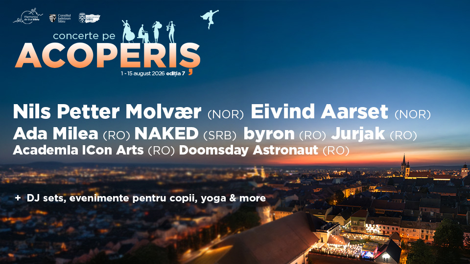 Concerte pe Acoperiș transformă din nou terasa Filarmonicii într-o scenă de festival